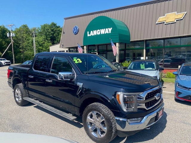 2023 Ford F-150 XL in Black — front three-quarter view