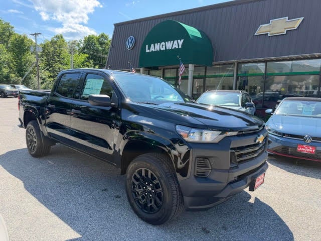 2026 Chevrolet Colorado WT in Black — front three-quarter view