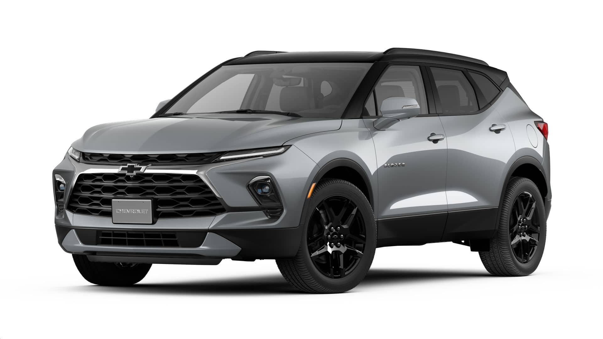 2026 Chevrolet Blazer 3LT in Sterling Gray Metallic — front three-quarter view